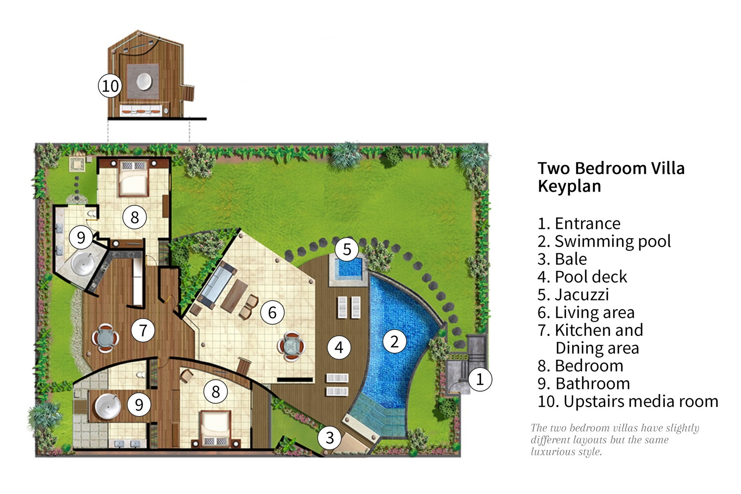 The Layar Villa Fifteen - Floor Plan
