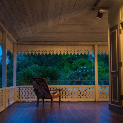 14. Villa 1880 – Veranda at dusk Villa 1880 - Villa Gallery