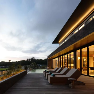 15 Villa BIE – Villa at dusk setting_11zon Villa Bie - Villa Gallery