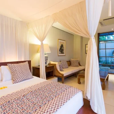 15. Villa Lilibel – Guest bedroom one with sitting area Villa Lilibel - Villa Gallery