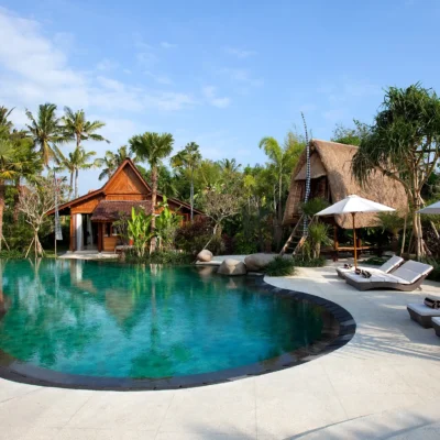 2. Villa Sati – Pool and sunloungers Villa Sati - Villa Gallery
