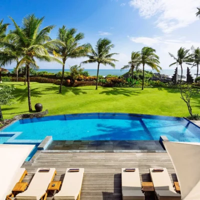 2. Villa Semarapura – The view from the upstairs living room Villa Semarapura - Bali Villa