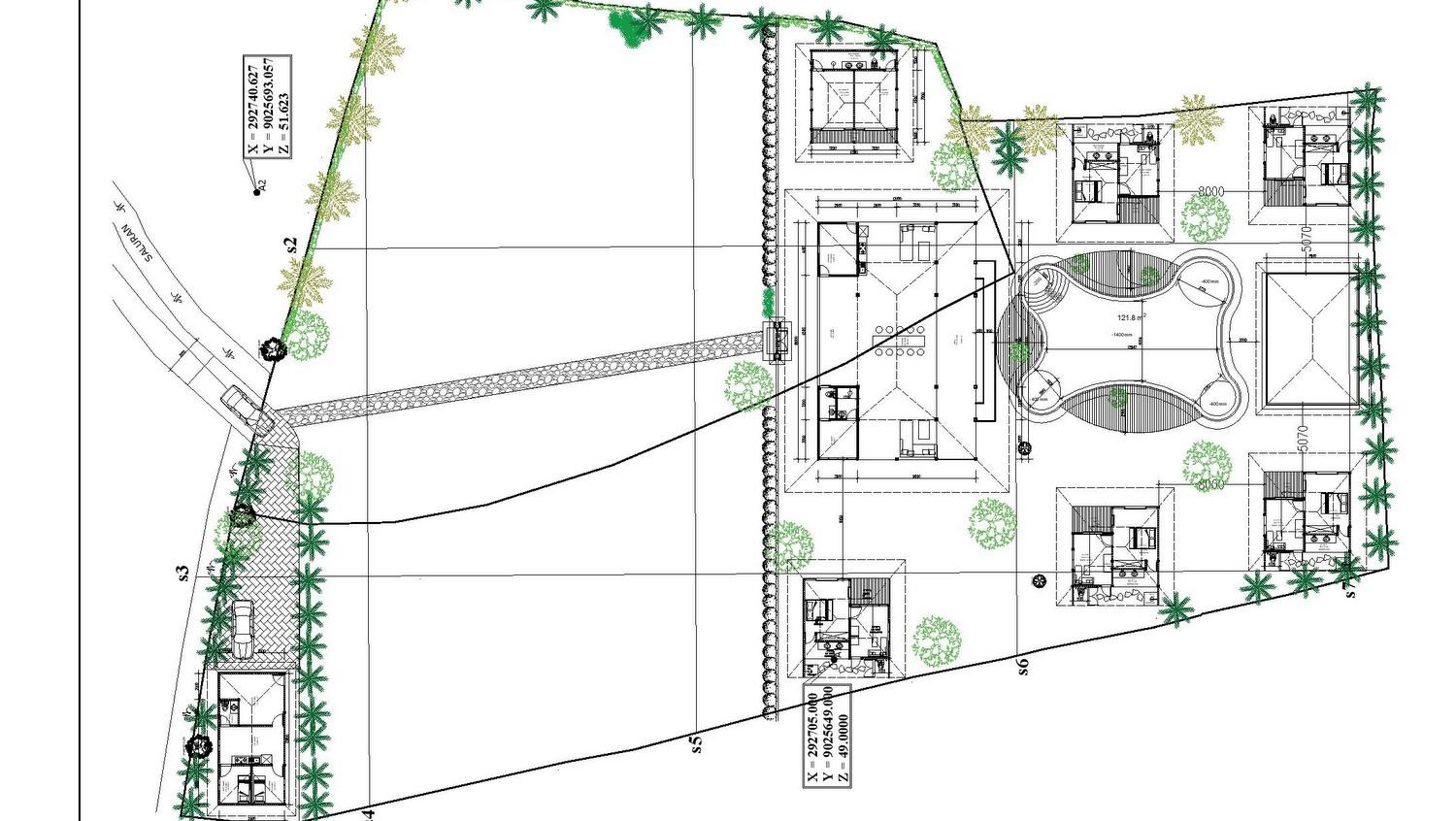 Villa Relax Bingin - Floor Plan