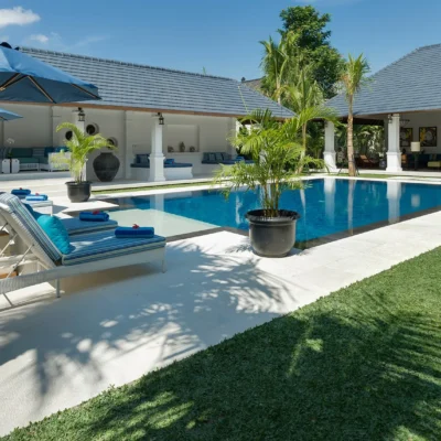 22. Villa Windu Asri – Lawn and pool copy Villa Windu Asri - Villa Gallery