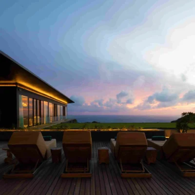 25 Villa BIE – Relaxing pool deck at sundown_11zon Villa Bie - Villa Gallery