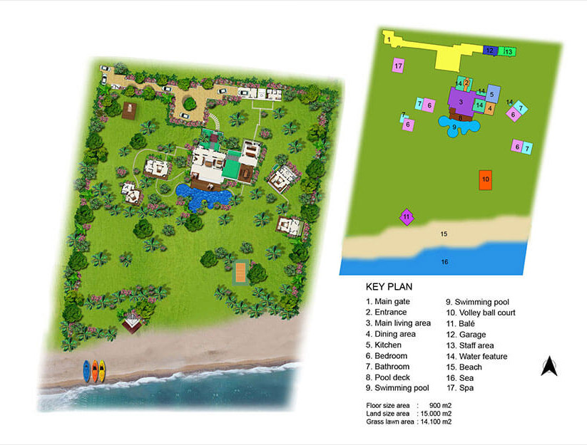Villa Anandita - Floor Plan