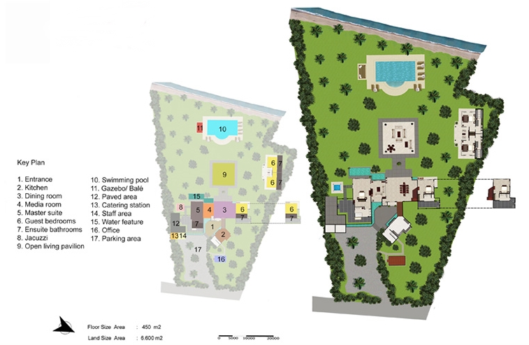 Villa Atas Ombak - Floor Plan