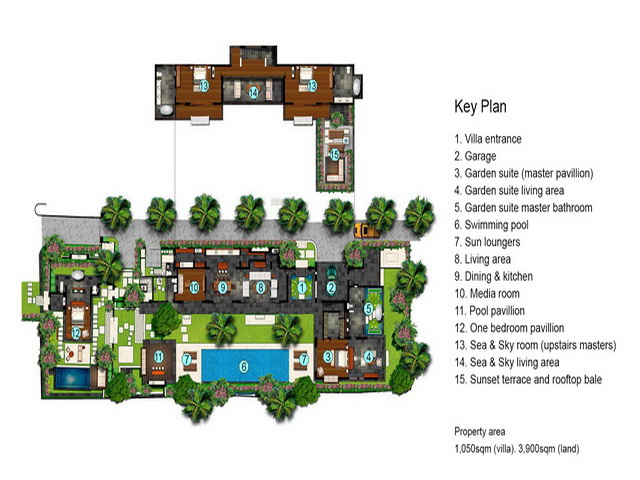 Villa Bendega Complex - Floor Plan