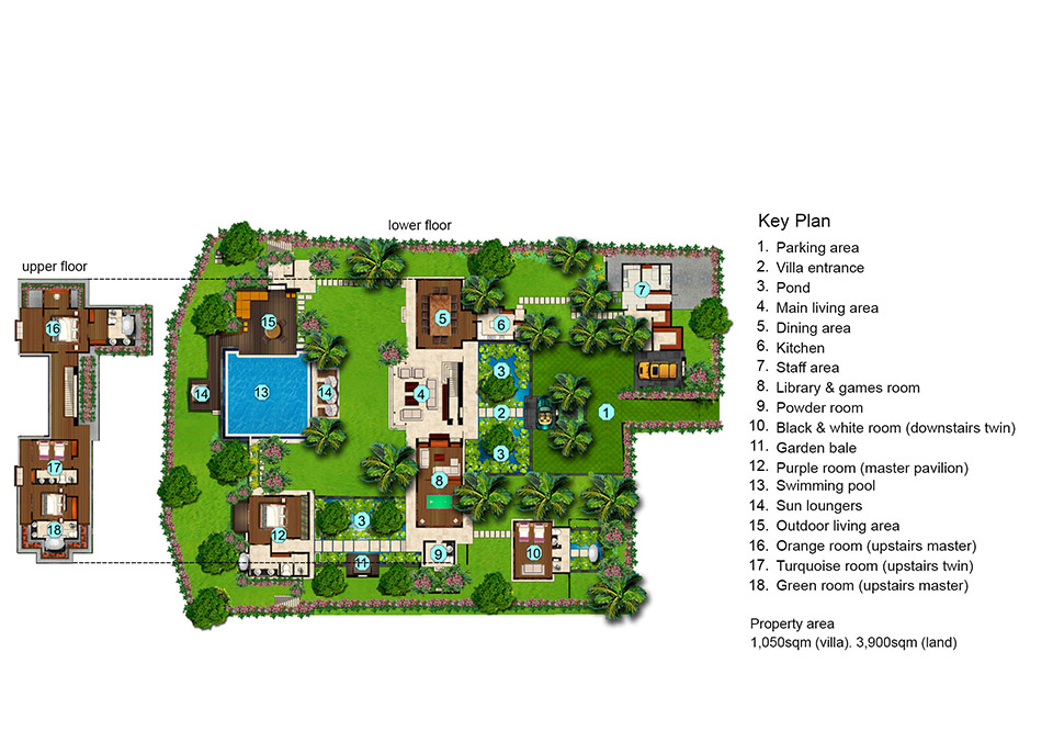Villa Bendega Nui - Floor Plan