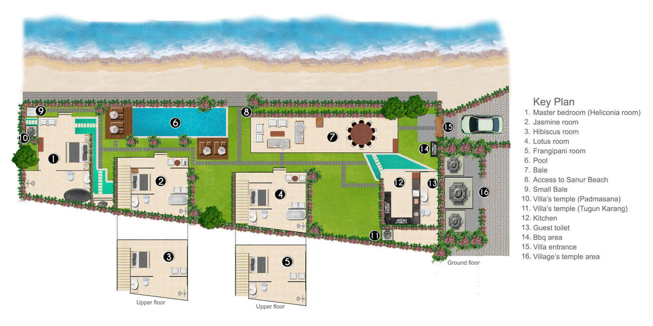 Villa Cemara - Floor Plan