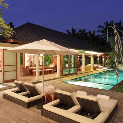 27. Villa Sarasvati – Pool deck at night_8_11zon Villa Sarasvati - Villa Gallery