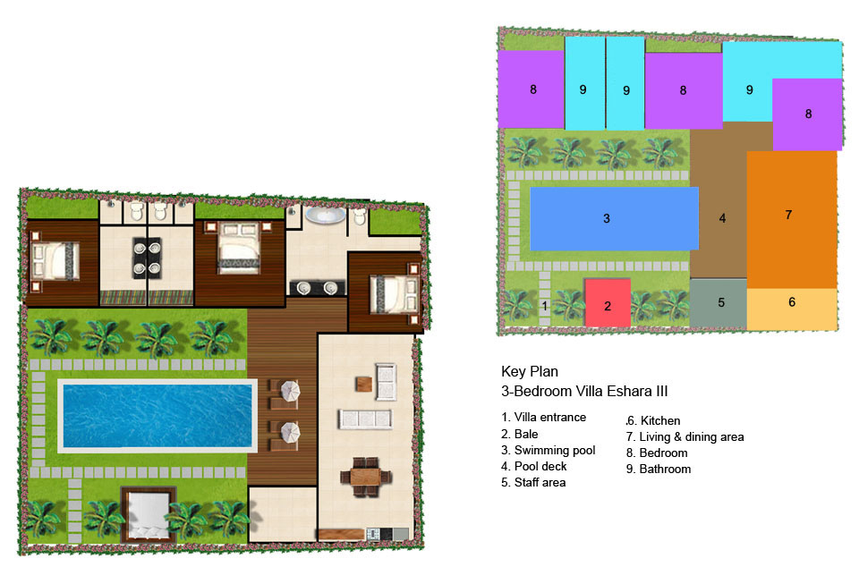 Villa Eshara Three - Floor Plan