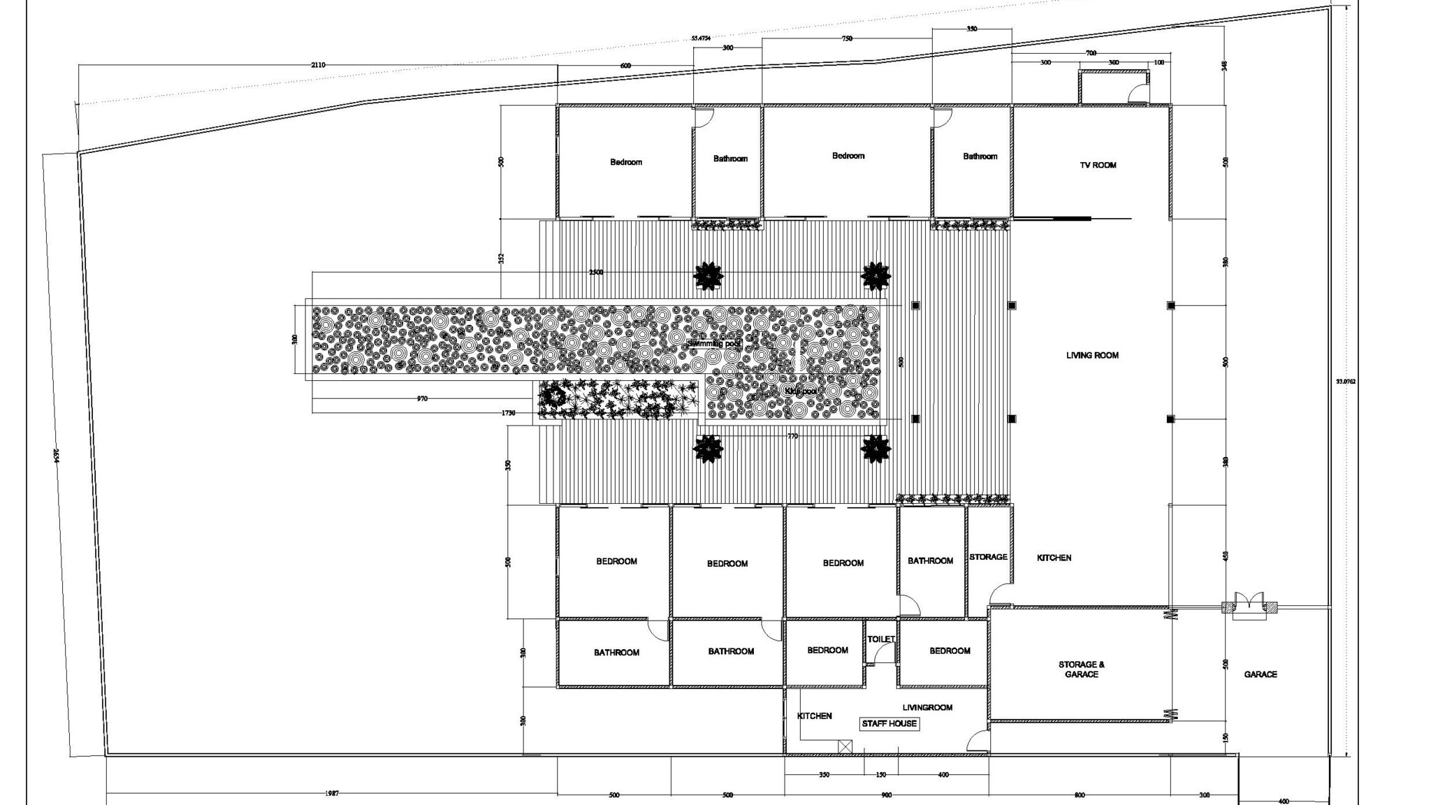 Villa Emile Bingin - Floor Plan