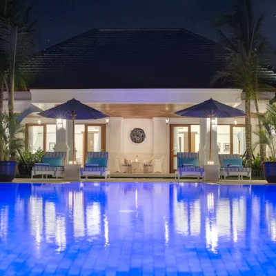28. Villa Windu Asri – Pool at night Villa Windu Asri - Villa Gallery