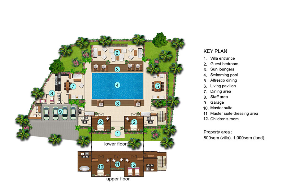 Villa Lulito - Floor Plan