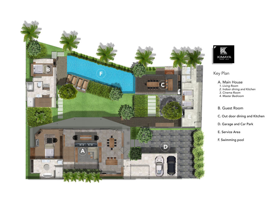 Villa Kimaya - Floor Plan