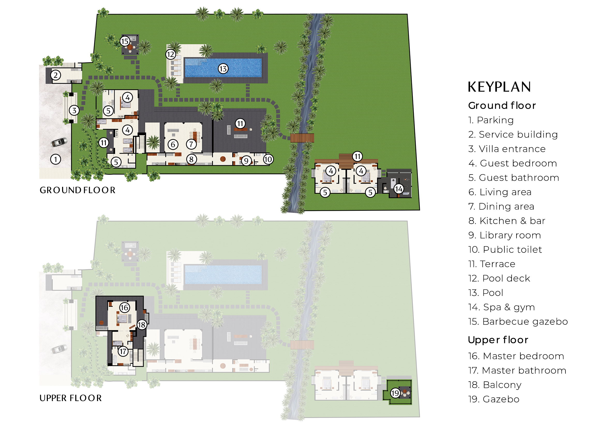 Villa Bangkuang - Floor Plan
