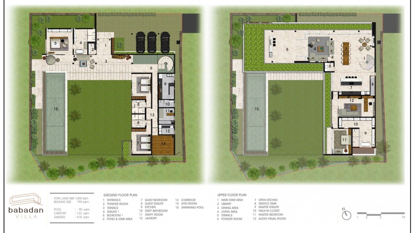 Villa Babadan - Floor Plan
