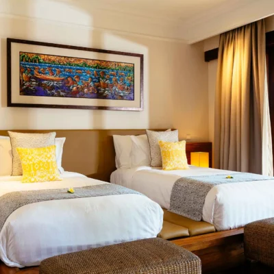 3d. Villa Semarapura – Bedroom four twin beds Villa Semarapura - Villa Gallery
