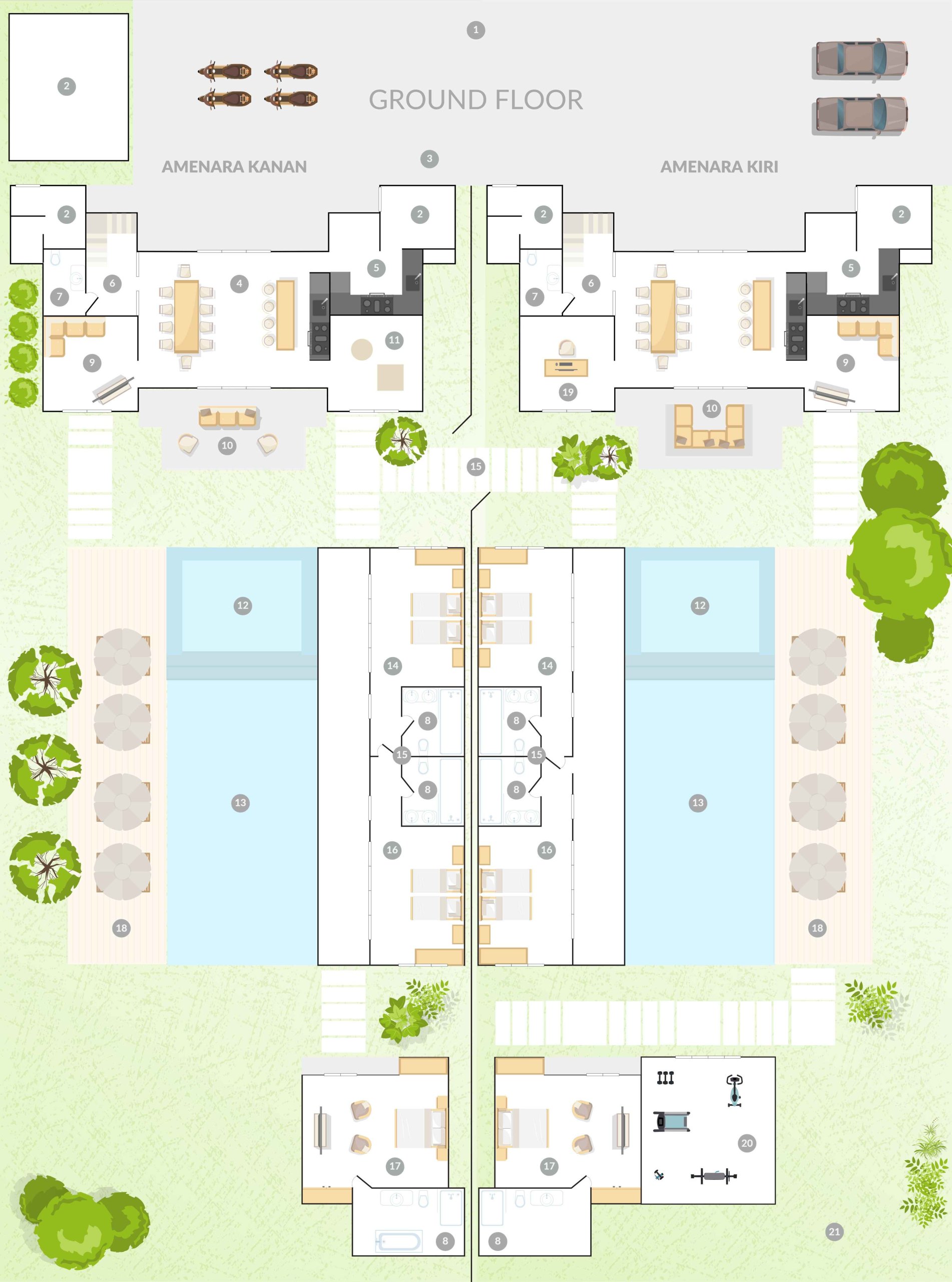 Amenara Estate - Floor Plan