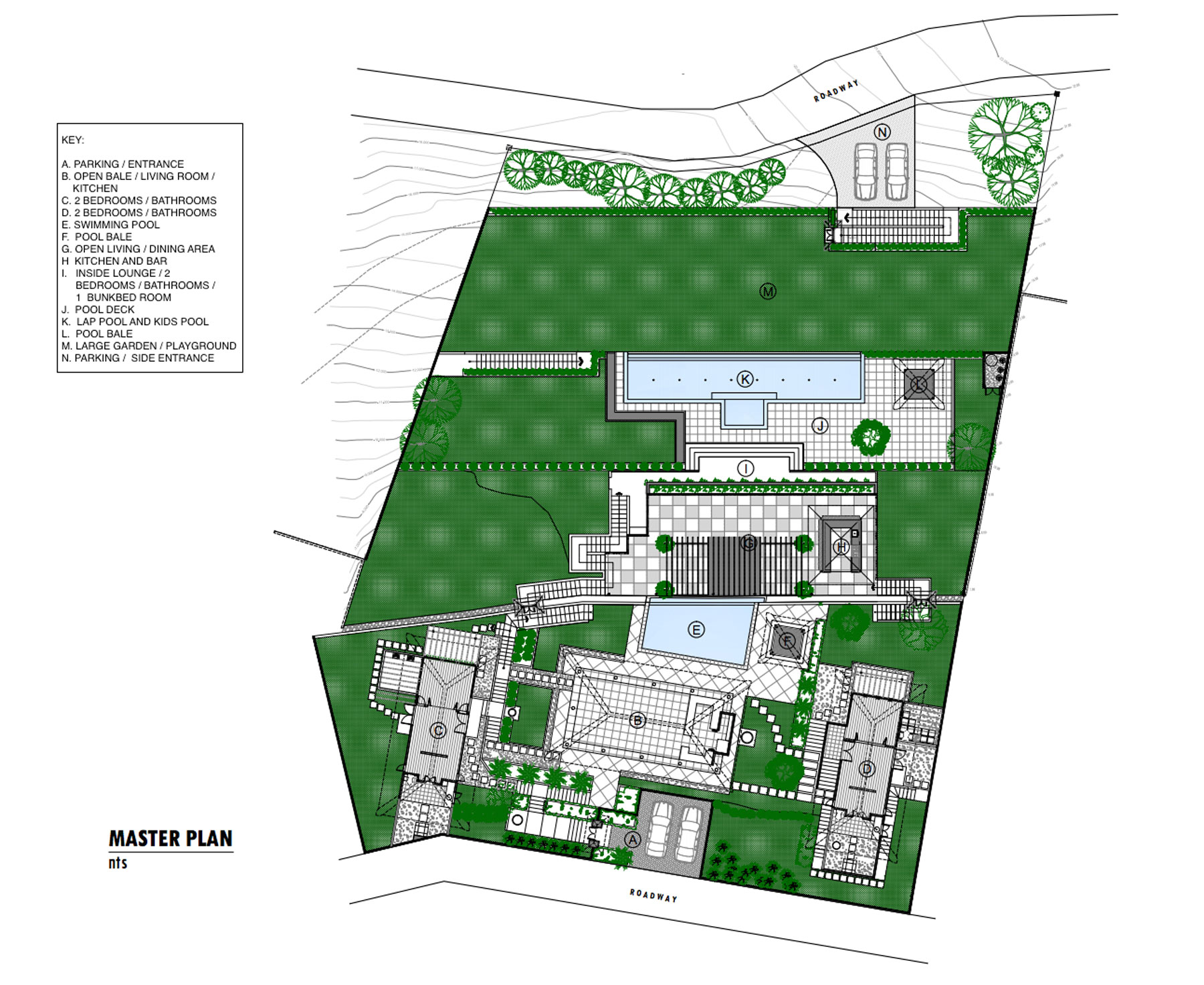 Villa Bayu Estate - Floor Plan
