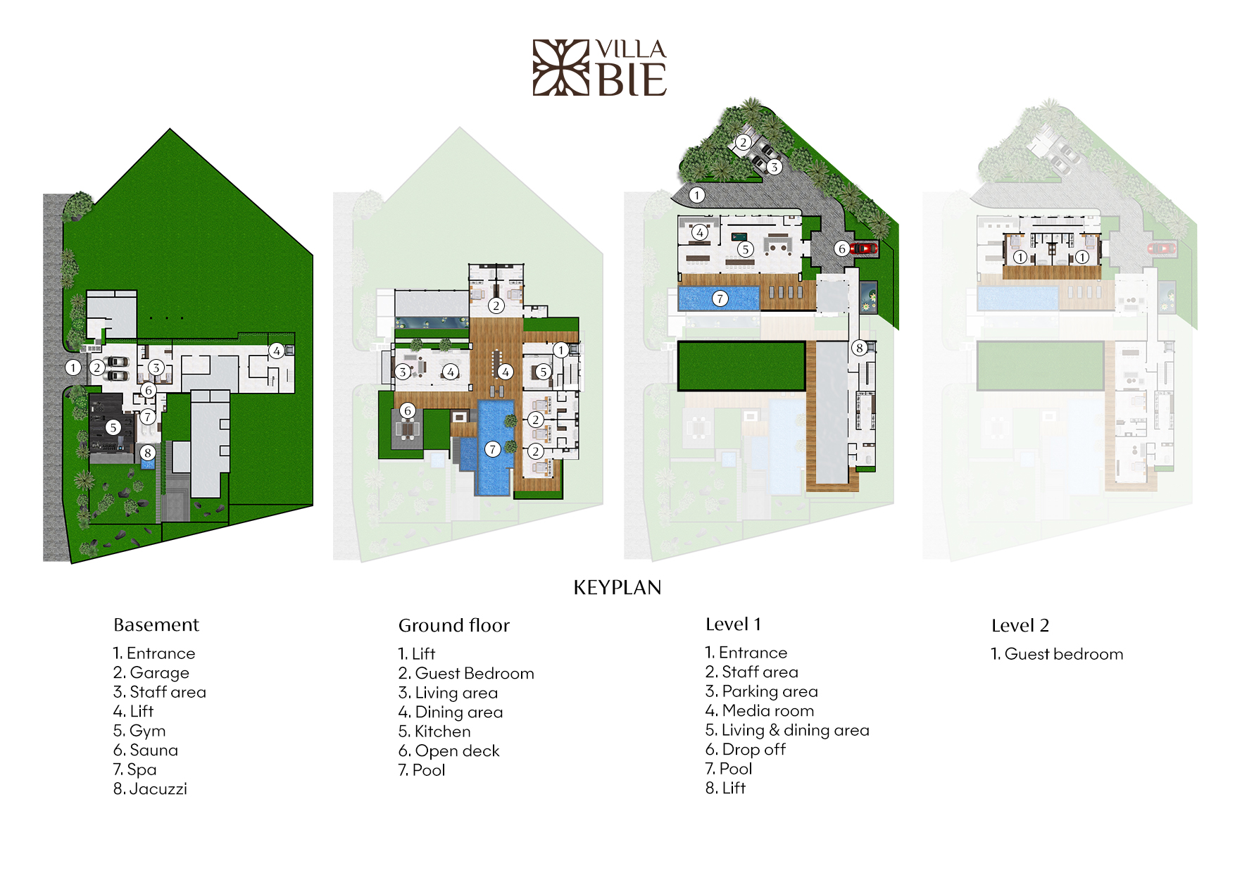 Villa Bie - Floor Plan