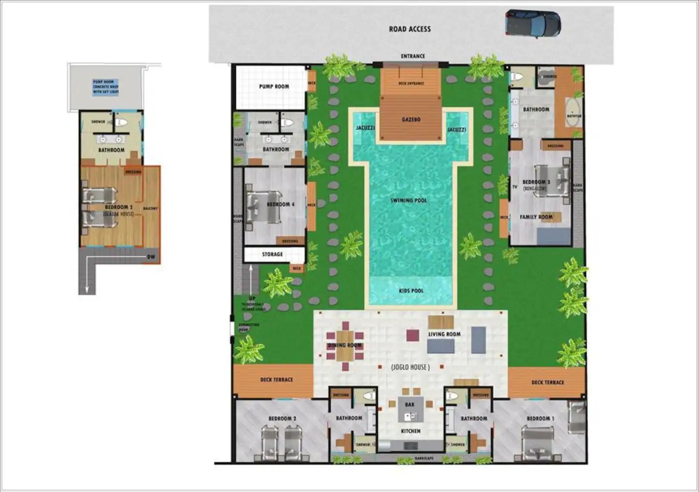Villa Kiu Oberoi - Floor Plan