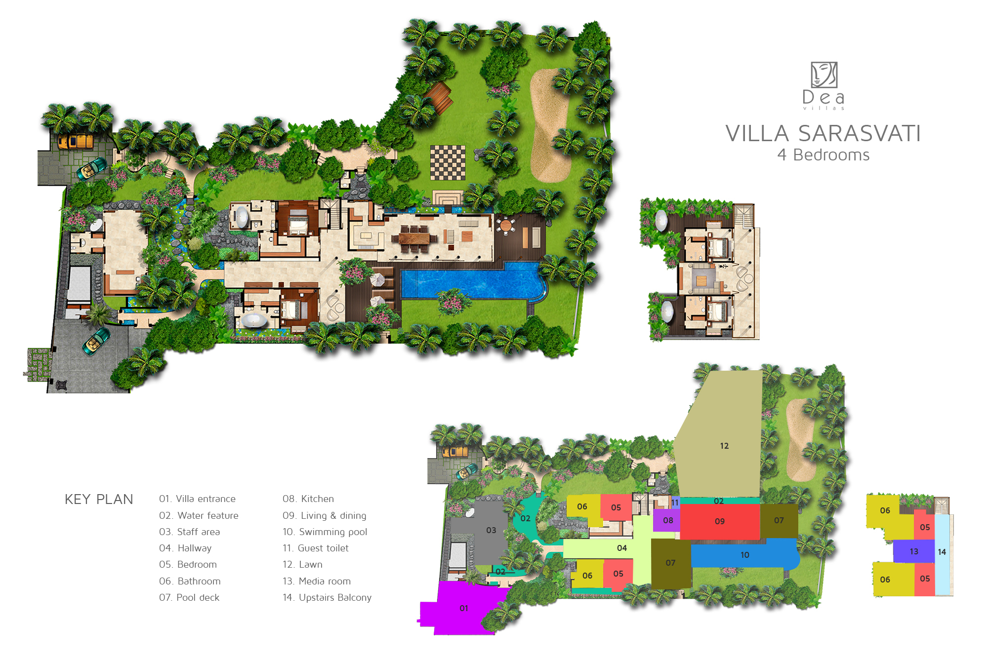 Villa Sarasvati - Floor Plan
