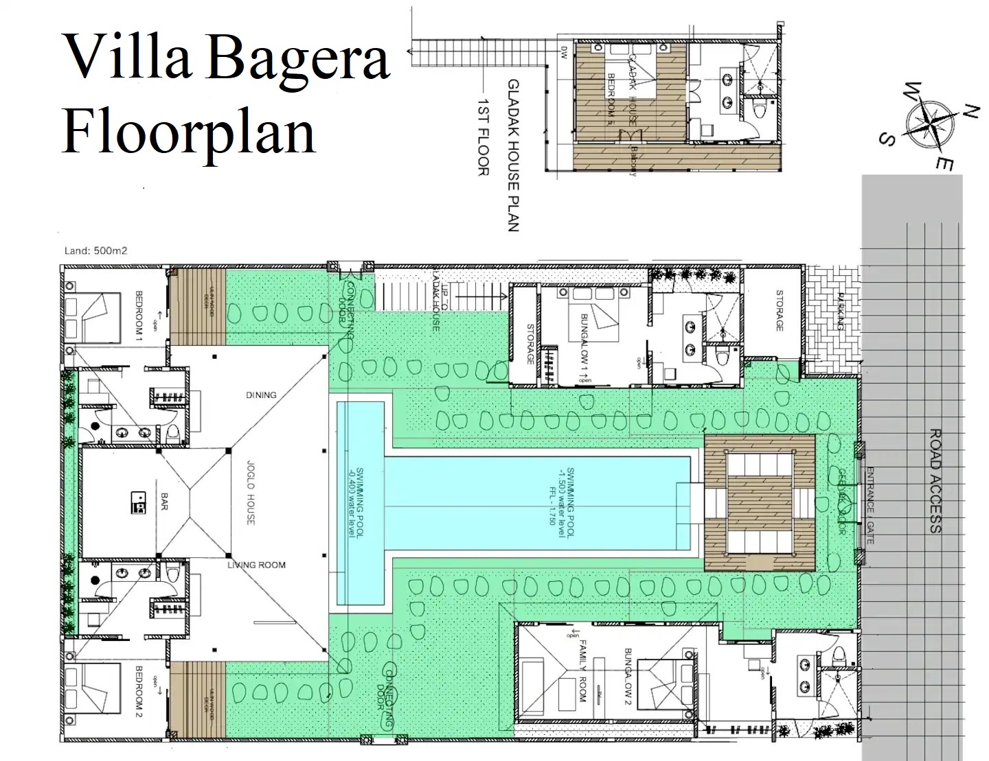 Villa Bagera Estate - Floor Plan