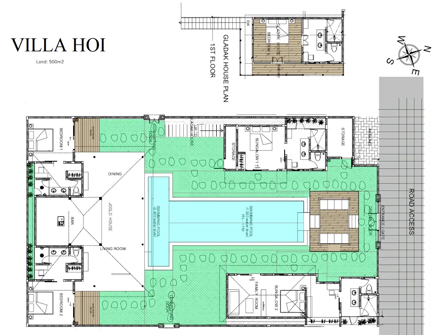 Villa Bagera Estate - Floor Plan