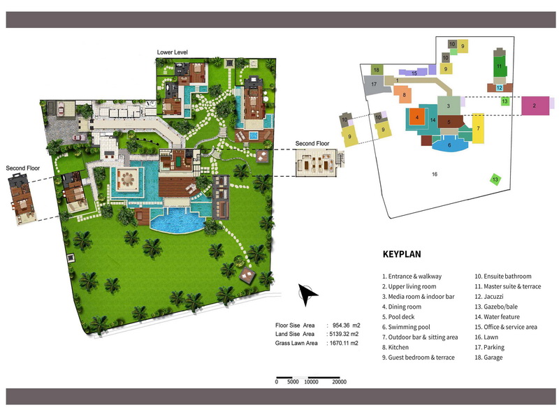 Villa Semarapura - Floor Plan
