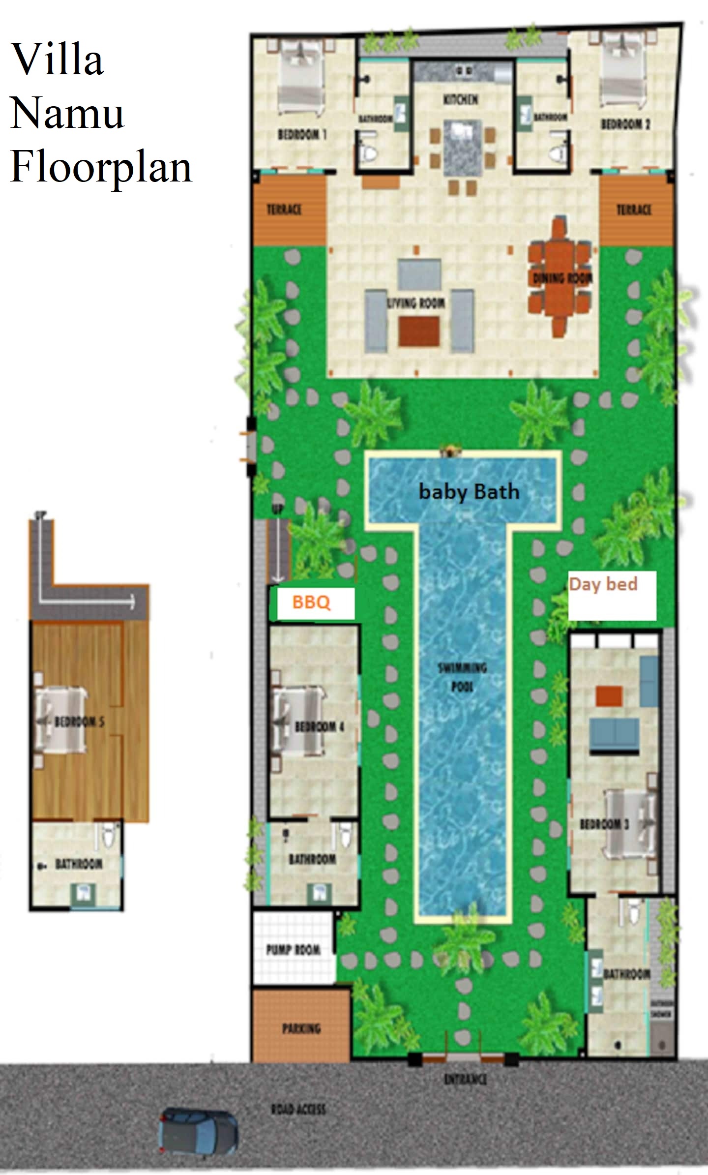 Villa Hoi Estate - Floor Plan