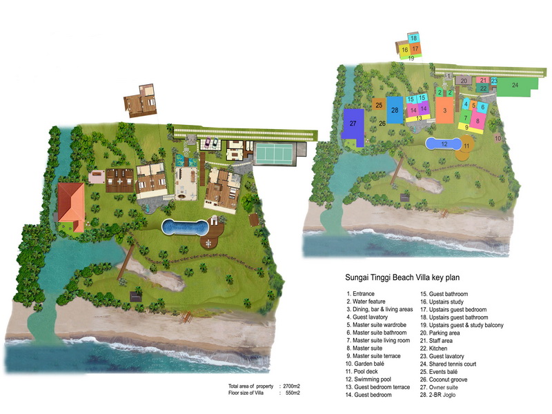 Villa Sungai Tinggi - Floor Plan