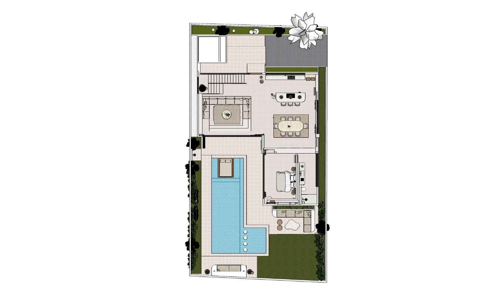 Villa Casa Jomo - Floor Plan