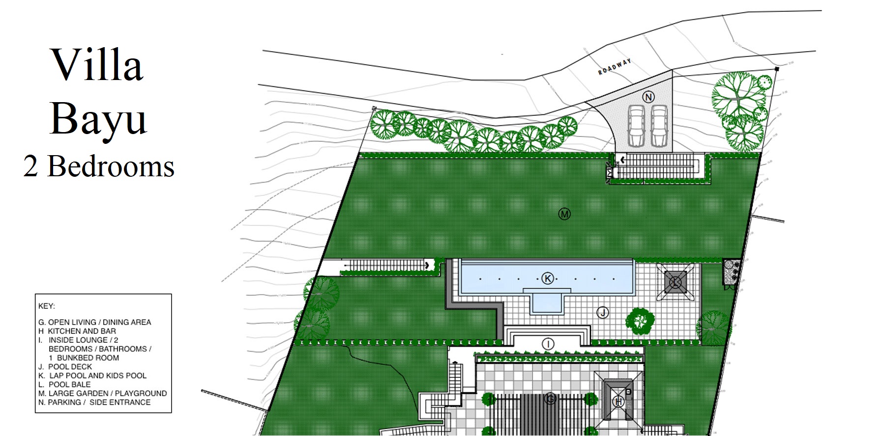 Villa Little Bayu - Floor Plan