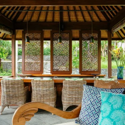 4c. Villa Semarapura – Dining room and sofas Villa Semarapura - Villa Gallery
