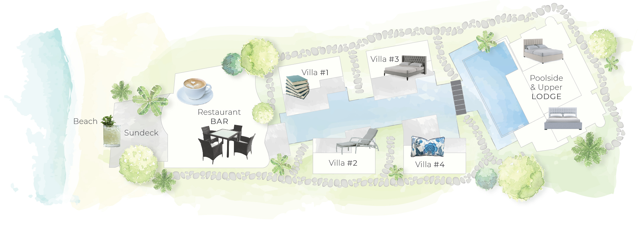 Villa White Horse - Floor Plan