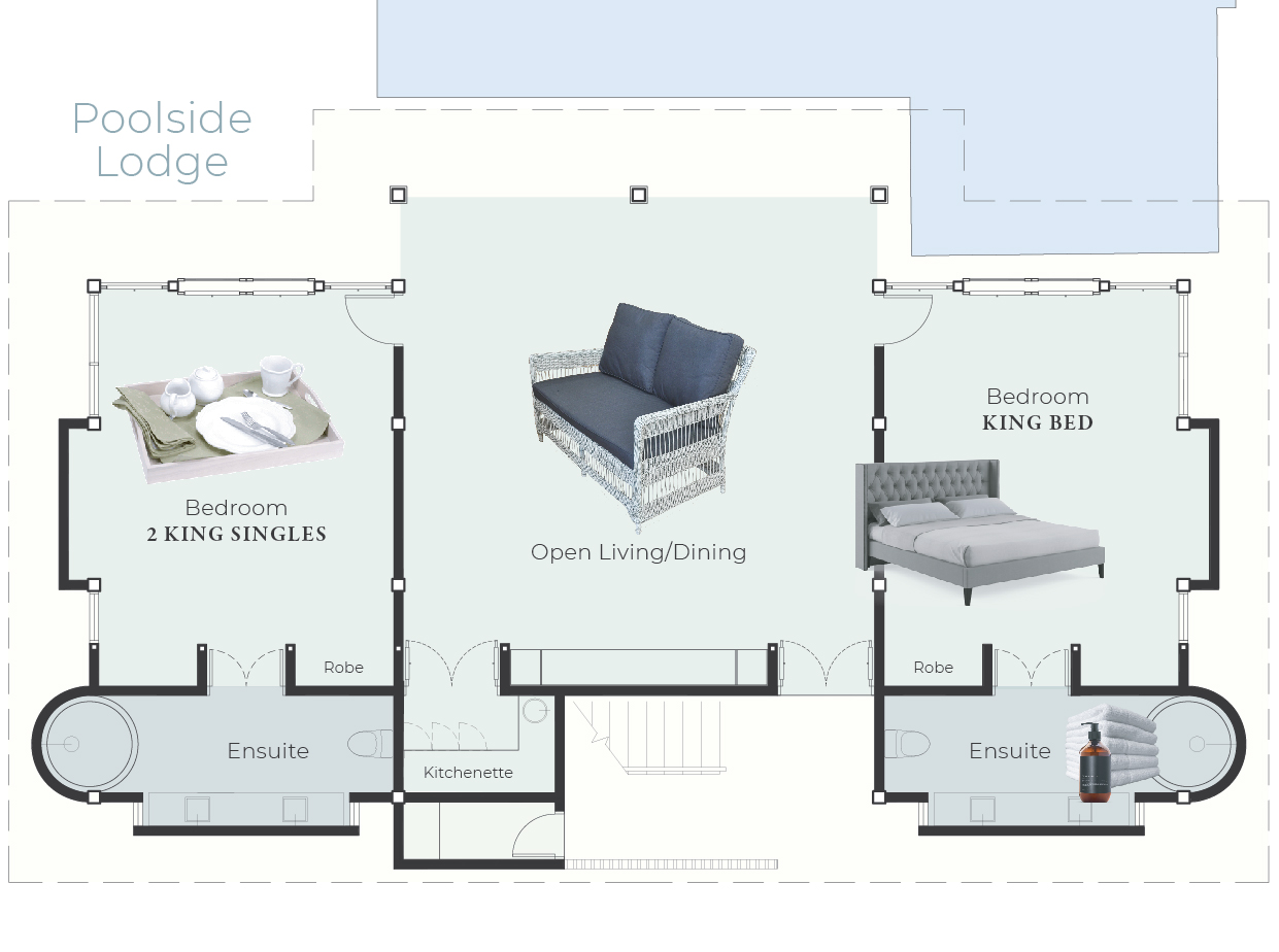 Villa White Horse - Floor Plan