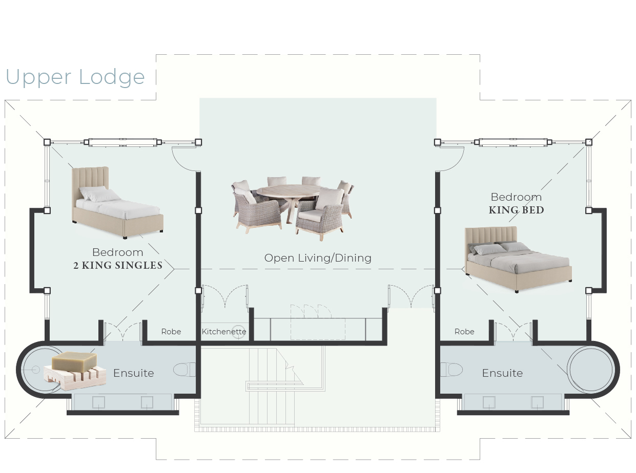 Villa White Horse - Floor Plan
