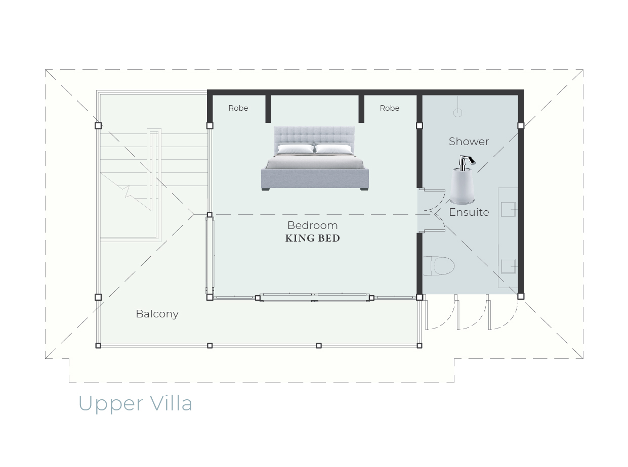 Villa White Horse - Floor Plan