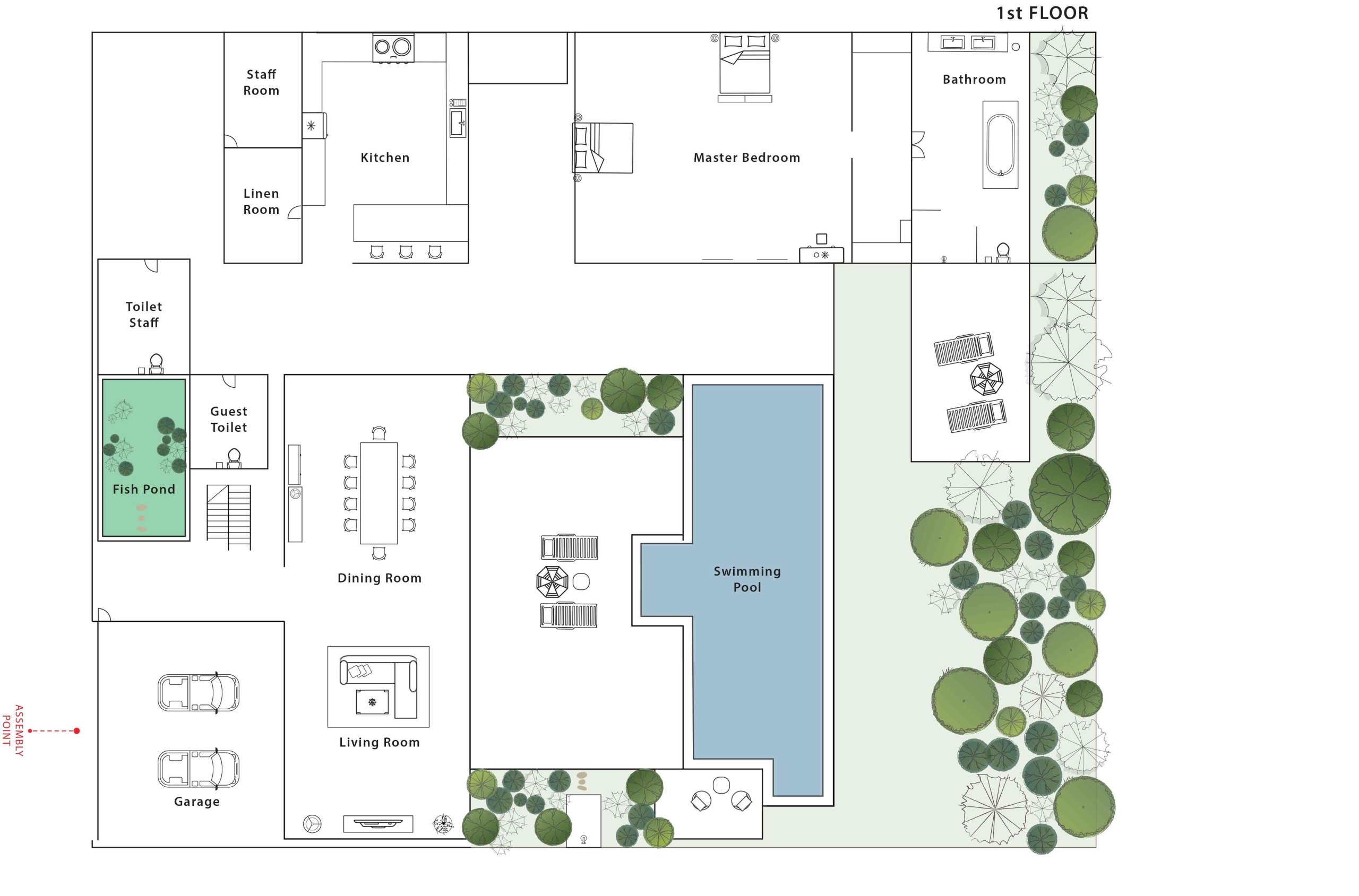 Villa Ambara - Floor Plan