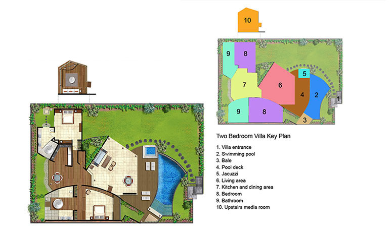 The Layar Villa One - Floor Plan