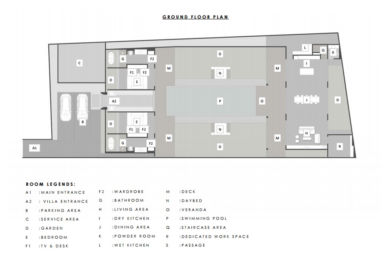Villa Gendang - Floor Plan
