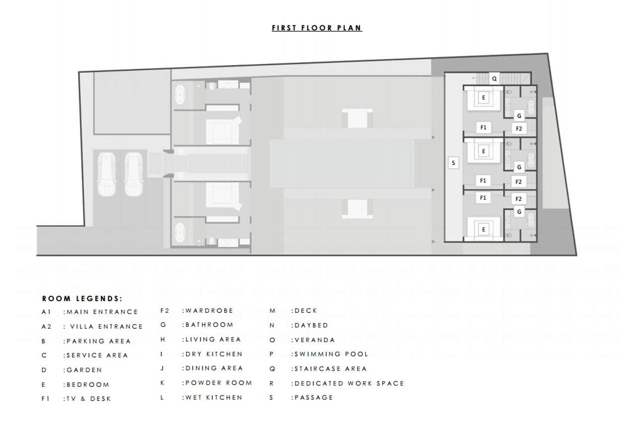 Villa Gendang - Floor Plan