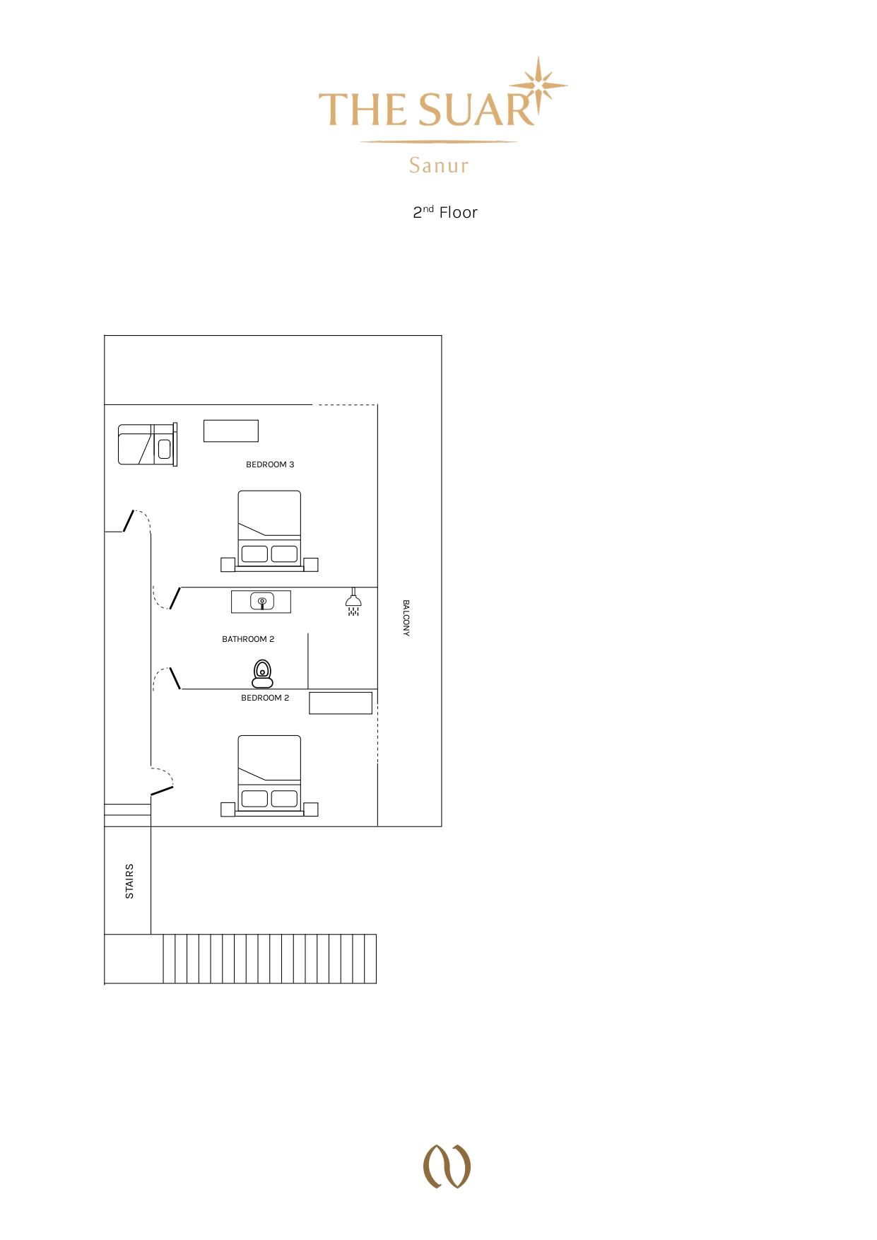 Villa Suar Sanur - Floor Plan