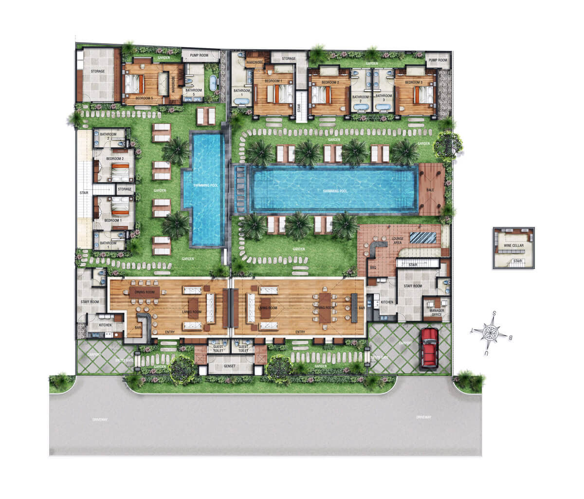 Villa Anam - Floor Plan