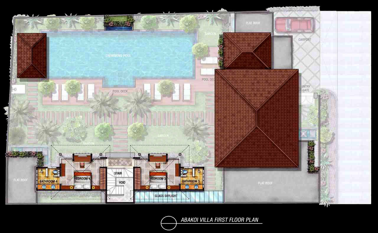 Villa Abakoi - Floor Plan