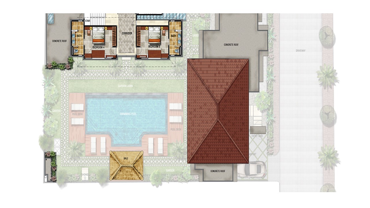 Villa Tangram - Floor Plan