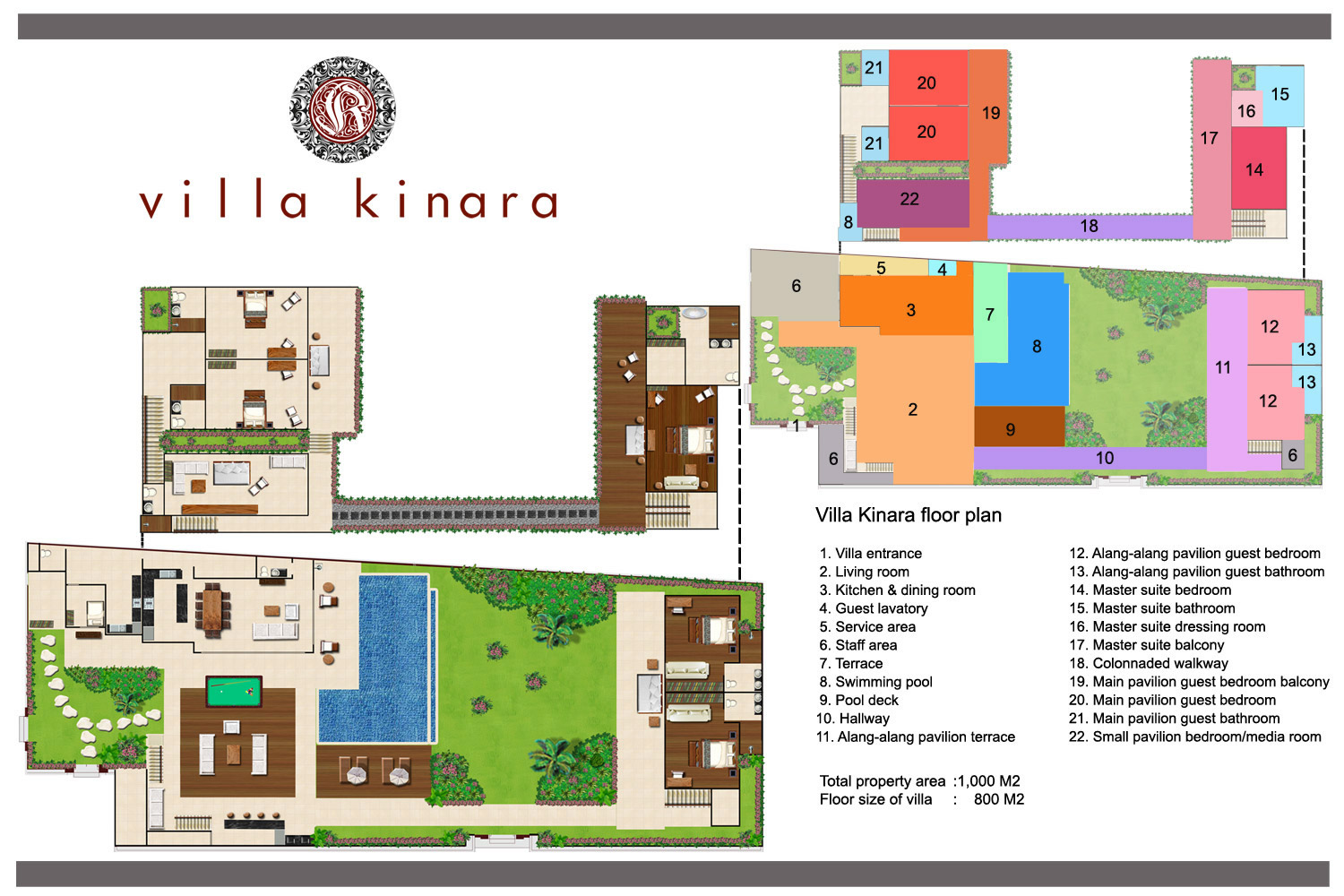 Villa Kinara Collection - Floor Plan