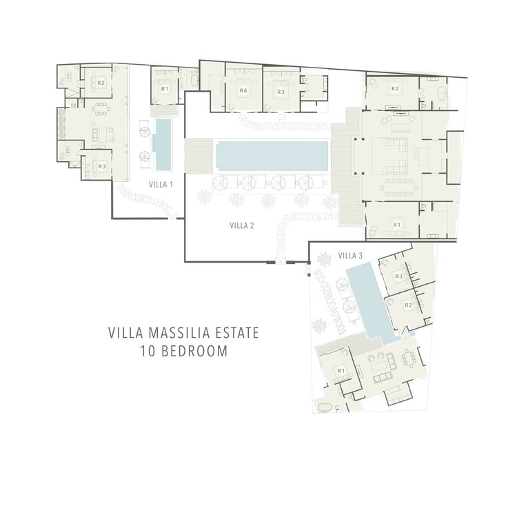 Massilia 10 Bedroom Collection - Floor Plan